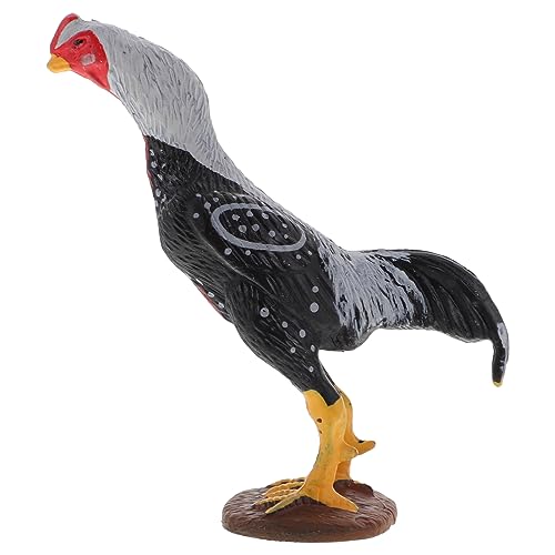 JUMPLAWN 1Stück Lustiges Gamecock Simulationsmodell für Bildungslernspielzeug aus Hochwertigem Kunststoff für Dekoration und Lernen Geschenkidee für Jungen und Mädchen Ab Jahren von JUMPLAWN