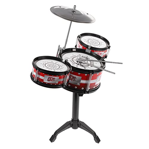 JUMPLAWN 1Stück Mini Schlagzeug Set für Teiliges Trommel Set Rot zur Musikalischen Früherziehung Sicher und Langlebig für Kleinkinder für Kleine Musiker und Kreative Eltern JUMPLAWN 1Stück Mini Schlagzeug Set für Teiliges Trommel Set Rot zur Musikalischen Früherziehung Sicher und Langlebig für Kleinkinder für Kleine Musiker und Kreative Eltern von JUMPLAWN