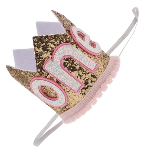 JUMPLAWN Baby Mädchen Erster Geburtstag Hut Entzückende Krone Glitter Party Hut Für Kinder JUMPLAWN Baby Mädchen Erster Geburtstag Hut Entzückende Krone Glitter Party Hut Für Kinder von JUMPLAWN