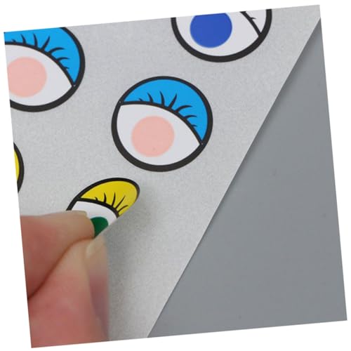 JUMPLAWN 2 Rollen DIY Aufkleber mit Bunten und Schwarz weißen Augenmustern Selbstklebende Etiketten für Bastelprojekte Schüler Puppen und Dekoration ca Aufkleber JUMPLAWN 2 Rollen DIY Aufkleber mit Bunten und Schwarz weißen Augenmustern Selbstklebende Etiketten für Bastelprojekte Schüler Puppen und Dekoration ca Aufkleber von JUMPLAWN