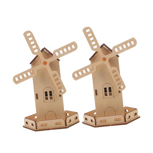 JUMPLAWN 2 Sätze DIY Solar Windmill Model Kit aus Holz Interaktives Stem für Kreative Bastelprojekte und Bildung JUMPLAWN 2 Sätze DIY Solar Windmill Model Kit aus Holz Interaktives Stem für Kreative Bastelprojekte und Bildung von JUMPLAWN