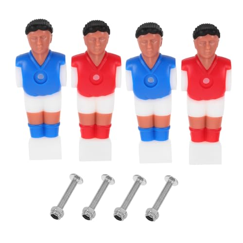 JUMPLAWN 2 Sätze Ersatzspieler für Tischfußball Präzise Kunststoff Figuren für Tischkicker Realistische Fußballspieler für Familienspaß Büro und Gesellige Spiele von JUMPLAWN