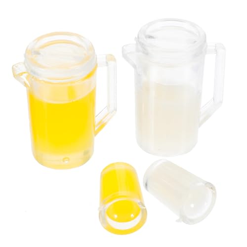 JUMPLAWN 2 Sätze Mini -Milch Orangensaft Set Drinnen Krug Miniaturen Mini-tassen Künstlich Wasserkocher Miniatur-saftmodelle Puppenhausverzierung Wohnkultur Szenenstütze Plastik JUMPLAWN 2 Sätze Mini -Milch Orangensaft Set Drinnen Krug Miniaturen Mini-tassen Künstlich Wasserkocher Miniatur-saftmodelle Puppenhausverzierung Wohnkultur Szenenstütze Plastik von JUMPLAWN