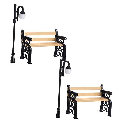 JUMPLAWN 2 Satz 4 Stück Simulierte Park Stuhl Straßenlaternen Miniatur-gartenmöbel Kinderspielzeug Mini Puppenhaus Straßenlaterne Miniaturen Von Straßenlaternen Metall JUMPLAWN 2 Satz 4 Stück Simulierte Park Stuhl Straßenlaternen Miniatur-gartenmöbel Kinderspielzeug Mini Puppenhaus Straßenlaterne Miniaturen Von Straßenlaternen Metall von JUMPLAWN