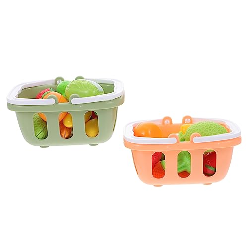 JUMPLAWN 2 Sets Lebensmittelkorb Für Kid Küche Warenkorb Obst Kunststoff Obst JUMPLAWN 2 Sets Lebensmittelkorb Für Kid Küche Warenkorb Obst Kunststoff Obst von JUMPLAWN