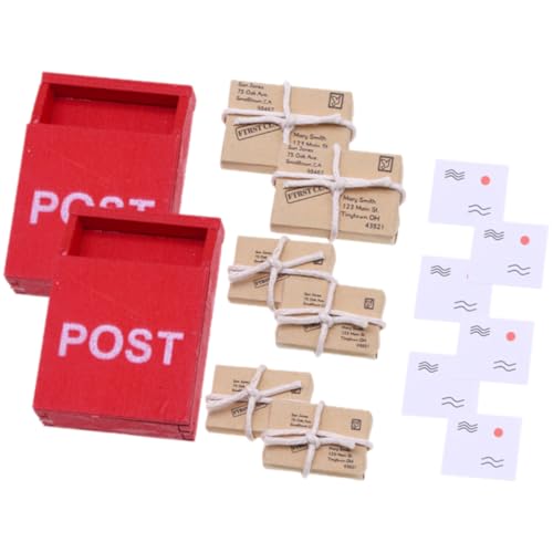 JUMPLAWN 2 Sets Puppenhausspielzeug Weihnachtsdekorationen Dekorativer Kleiner Briefkasten Mini Hausdekor Puppenhausmöbel Mini Gartenrequisite Miniatur Paketdekor Winziges JUMPLAWN 2 Sets Puppenhausspielzeug Weihnachtsdekorationen Dekorativer Kleiner Briefkasten Mini Hausdekor Puppenhausmöbel Mini Gartenrequisite Miniatur Paketdekor Winziges von JUMPLAWN