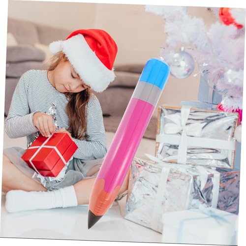 JUMPLAWN 2 Stück Aufblasbare Riesenbuntstifte Grün Große Crayon Ballons für Schulanfang Vielseitige Party und Klassenzimmerdeko Kinderfreundliche Geburtstagsdekoration Indoor Outdoor von JUMPLAWN