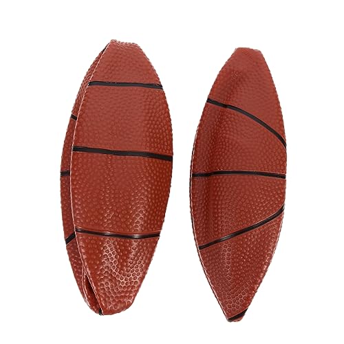 JUMPLAWN 2 Stück Ballspielzeug tragbarer Kleiner Basketball wasserdichte Basketbälle Kleinkinder Basketball interaktiver Kleiner Basketball PVC Brown JUMPLAWN 2 Stück Ballspielzeug tragbarer Kleiner Basketball wasserdichte Basketbälle Kleinkinder Basketball interaktiver Kleiner Basketball PVC Brown von JUMPLAWN