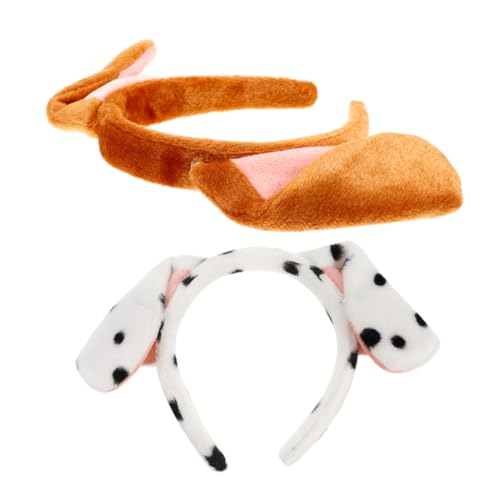JUMPLAWN 2 Stück Cartoon Hundeohren Haarreif Rutschfeste Plüschige Tierkostüm Accessoires für Kostümpartys Reisen und Süßes Haarband für Erwachsene JUMPLAWN 2 Stück Cartoon Hundeohren Haarreif Rutschfeste Plüschige Tierkostüm Accessoires für Kostümpartys Reisen und Süßes Haarband für Erwachsene von JUMPLAWN