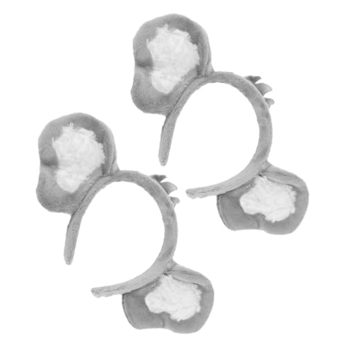 JUMPLAWN 2 Stück Damen Stirnbänder Cartoon Koala Haarbänder Cosplay Party Kopfschmuck Niedliche Stirnbänder JUMPLAWN 2 Stück Damen Stirnbänder Cartoon Koala Haarbänder Cosplay Party Kopfschmuck Niedliche Stirnbänder von JUMPLAWN