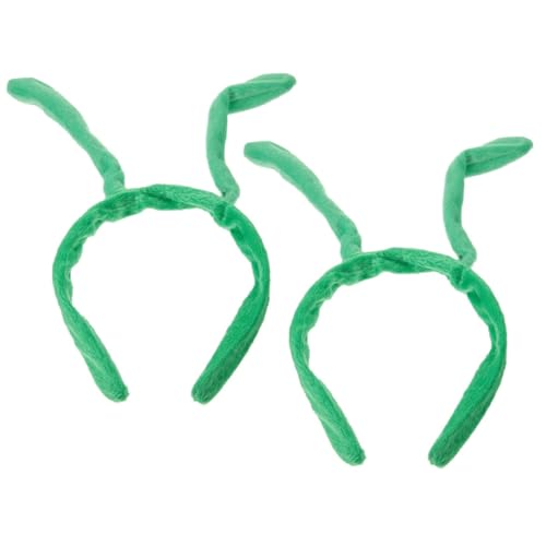 JUMPLAWN 2 Stück Haarschmuck Cosplay Party Stirnbänder Bienen Accessoires Karneval Bienen Accessoires Für Damen Kostüm Antennen Haarreifen Antennen Stirnband Eisendraht Grün von JUMPLAWN