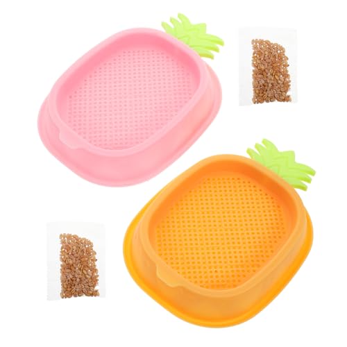 JUMPLAWN 2 Stück Katze blumentopf Katzen Pflanzen Set Katzenspielzeug mit Gras Garten katzengras Topf Pflanzgefäß Kinderzimmer Töpfe Kätzchengras Plastik JUMPLAWN 2 Stück Katze blumentopf Katzen Pflanzen Set Katzenspielzeug mit Gras Garten katzengras Topf Pflanzgefäß Kinderzimmer Töpfe Kätzchengras Plastik von JUMPLAWN