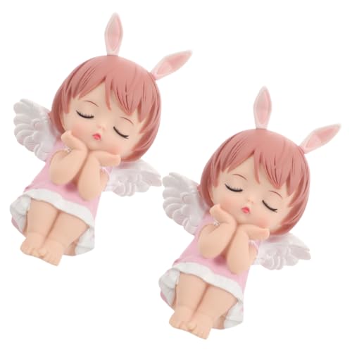 JUMPLAWN 2 Stück Kinder Geburtstagstorte Topper Mädchen Puppe Figur Geburtstagstorte Flügel Skulptur Mädchen Statue Engel Kuchen Dekorationen Hochzeit Vinyl Kind JUMPLAWN 2 Stück Kinder Geburtstagstorte Topper Mädchen Puppe Figur Geburtstagstorte Flügel Skulptur Mädchen Statue Engel Kuchen Dekorationen Hochzeit Vinyl Kind von JUMPLAWN
