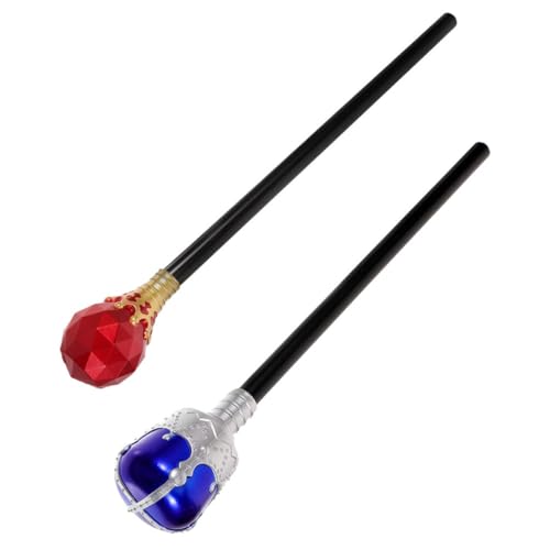 JUMPLAWN 2 Stück Königszepter königliches Zauberstab für Dekorationen Kinderspielzeug LED Halloween Props Halloween Accessories Party- -Zubehör Party- -Ornament Plastik JUMPLAWN 2 Stück Königszepter königliches Zauberstab für Dekorationen Kinderspielzeug LED Halloween Props Halloween Accessories Party- -Zubehör Party- -Ornament Plastik von JUMPLAWN