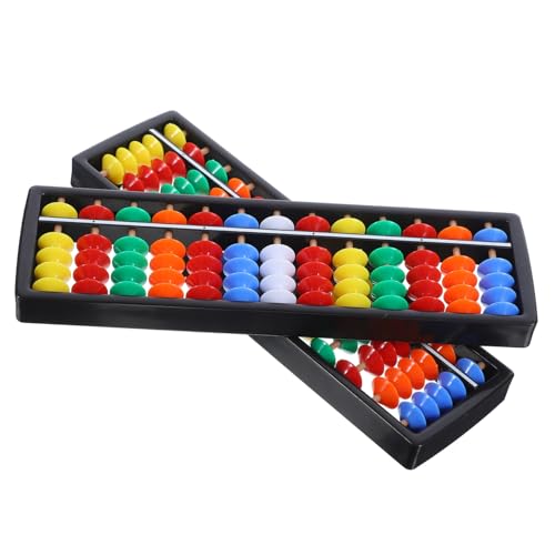 JUMPLAWN 2 Stück Kunststoff Abacus mit Stangen für Lernspielzeug zur Verbesserung der Rechenfähigkeiten und Hand Augen Koordination Geeignet für Schüler und Sammler JUMPLAWN 2 Stück Kunststoff Abacus mit Stangen für Lernspielzeug zur Verbesserung der Rechenfähigkeiten und Hand Augen Koordination Geeignet für Schüler und Sammler von JUMPLAWN