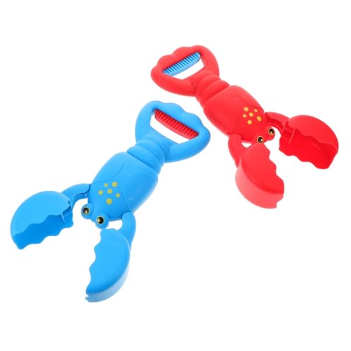 JUMPLAWN 2 Stück Kunststoff Lobster Greifer Sommer Strand für Sandkastenaktivitäten und Outdoor Spaß von JUMPLAWN