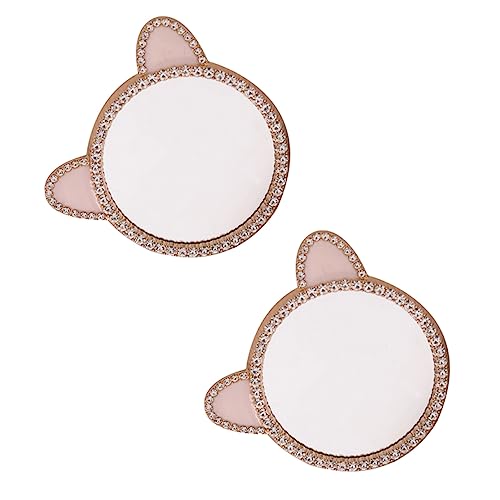 JUMPLAWN 2 Stück Mini Diamant Make Up DIY Puppenhaus Süßer Spiegel Mini Spiegel Miniatur Winziges Mädchen Zubehör Kleine Hallo Ornamente Für Puppenhaus Layout Requisiten JUMPLAWN 2 Stück Mini Diamant Make Up DIY Puppenhaus Süßer Spiegel Mini Spiegel Miniatur Winziges Mädchen Zubehör Kleine Hallo Ornamente Für Puppenhaus Layout Requisiten von JUMPLAWN