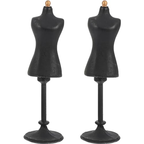 JUMPLAWN 2 Stück Mini-Mannequin-ständer Puppenkleiderständer Schaufensterpuppenhalter Minikleid Schaufensterpuppe Schneiderpuppe Puppenkleidung Miniatur-nähpuppe Harz Black JUMPLAWN 2 Stück Mini-Mannequin-ständer Puppenkleiderständer Schaufensterpuppenhalter Minikleid Schaufensterpuppe Schneiderpuppe Puppenkleidung Miniatur-nähpuppe Harz Black von JUMPLAWN