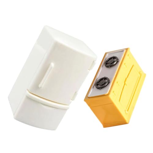 JUMPLAWN 2 Stück Puppenhausherd Kühlschrank Kühlschrank Mini Babypuppenzubehör Babypuppentrage Der Film Puppe Puppenhaus Puppenwagen Kleiner Kühlschrank Für Zimmer Puppenhausmöbel PVC von JUMPLAWN