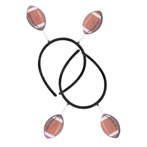 JUMPLAWN 2stücke Sport-stirnbänder Für Frauen Stilvolle Kopfband-accessoires Für American Football-partys Sportveranstaltungen Geburtstagsfeiern Bequeme Und Praktische Haarband Für von JUMPLAWN
