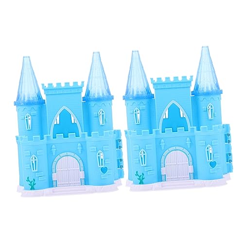 JUMPLAWN 2 Stück Schlossspielzeug Kleines Spielzeughaus Kinderspielzeug Kindervilla Schlossmodell Mini Hauszubehör Puppenhaus Dekoration Puppenhausbedarf Kunststoff Villa JUMPLAWN 2 Stück Schlossspielzeug Kleines Spielzeughaus Kinderspielzeug Kindervilla Schlossmodell Mini Hauszubehör Puppenhaus Dekoration Puppenhausbedarf Kunststoff Villa von JUMPLAWN