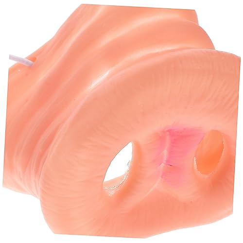 JUMPLAWN 2 Stück Teiliges Schweinenase Kostüm mit Elastischem Band Realistische Schweineschnauze für Karneval Halloween Party Leicht und Bequem für Erwachsene von JUMPLAWN