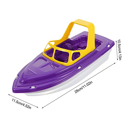 JUMPLAWN 2 Stück Teiliges Strandspielzeug Badewannenboot aus Kunststoff Leichtes Tragbares Bade und Spielzeugboot für Strand Pool und Geburtstagsparty Sicher und Langlebig von JUMPLAWN