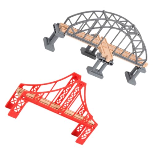 JUMPLAWN 2 Stück Teiliges Zugbrücken Modell Eisenbahnbrücke Ersatzteil für Train Track Zubehör Leicht Kompakt Einfach zu Montieren Geeignet für Modellbahn Szenen und DIY JUMPLAWN 2 Stück Teiliges Zugbrücken Modell Eisenbahnbrücke Ersatzteil für Train Track Zubehör Leicht Kompakt Einfach zu Montieren Geeignet für Modellbahn Szenen und DIY von JUMPLAWN