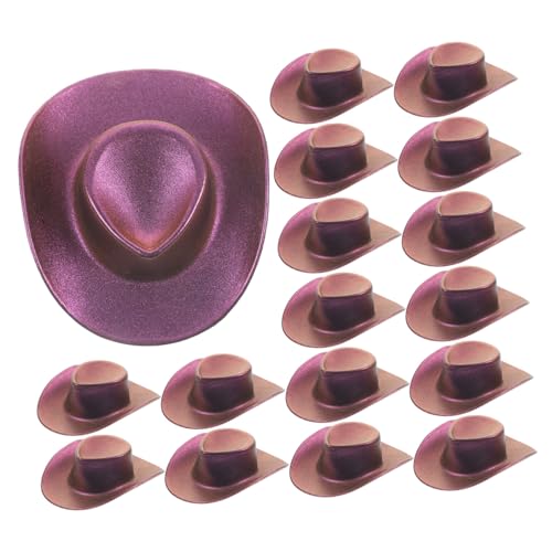 JUMPLAWN 20 Stück Mini Cowgirl Hüte Süße Hüte für Puppenhaus Deko für Partys Halloween Geburtstagsfeiern Vielseitige Accessoires JUMPLAWN 20 Stück Mini Cowgirl Hüte Süße Hüte für Puppenhaus Deko für Partys Halloween Geburtstagsfeiern Vielseitige Accessoires von JUMPLAWN