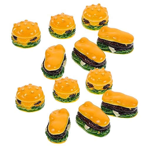 JUMPLAWN 20 Stück Mini-Food-Requisite Burger-Requisiten Miniaturburger Nachahmung Essen lebensechte Hamburger-Dekorationen winziges Essen Mini-Hamburger-Ornamente Harz JUMPLAWN 20 Stück Mini-Food-Requisite Burger-Requisiten Miniaturburger Nachahmung Essen lebensechte Hamburger-Dekorationen winziges Essen Mini-Hamburger-Ornamente Harz von JUMPLAWN