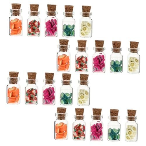 JUMPLAWN 20 Stück Mini -Lebensmittelzubehör Mini House Decor Mikro-Layout-Dekorationen Dolly House Obstkrug Mini-Küchenornamente Puppenhaus-Ornamente Essensspielset Glas JUMPLAWN 20 Stück Mini -Lebensmittelzubehör Mini House Decor Mikro-Layout-Dekorationen Dolly House Obstkrug Mini-Küchenornamente Puppenhaus-Ornamente Essensspielset Glas von JUMPLAWN
