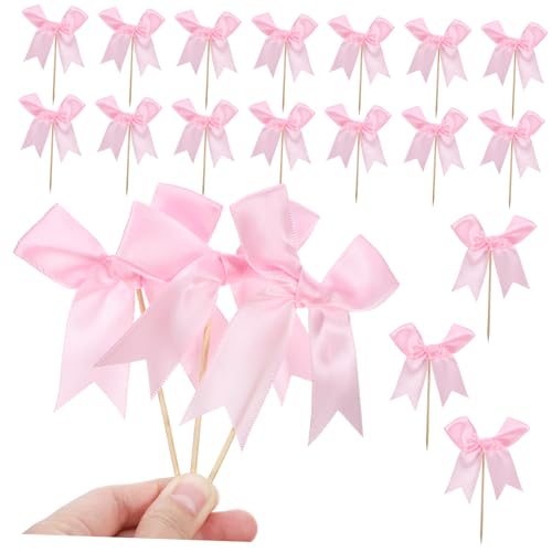JUMPLAWN 20 Stück Schleifen Cake Picks Süße Cupcake Deko für Hochzeiten Geburtstagsfeiern und Jubiläen Charmante Tortendeko mit Elegantem Design Einfach Einzufügen und Vielseitig Einsetzbar JUMPLAWN 20 Stück Schleifen Cake Picks Süße Cupcake Deko für Hochzeiten Geburtstagsfeiern und Jubiläen Charmante Tortendeko mit Elegantem Design Einfach Einzufügen und Vielseitig Einsetzbar von JUMPLAWN