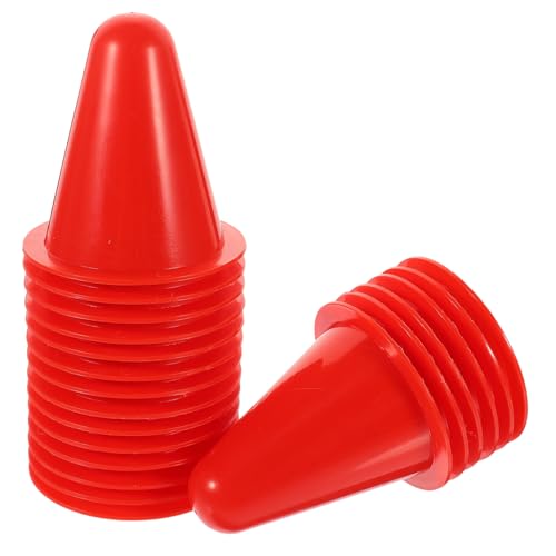 JUMPLAWN 20er-Pack Agility- Für Sport Rollschuhlaufen Fußball Basketball Wiederverwendbare Trainingskegel von JUMPLAWN