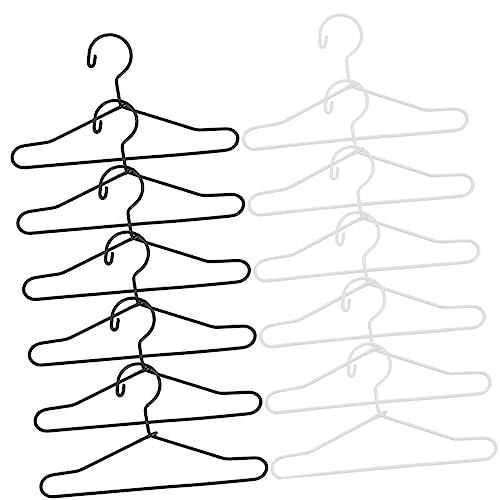 JUMPLAWN 20Stücke Kleiderbügel Für Puppen Schwarze Und Weiße Hänger Für Puppenoutfits Sorgen Für Ordnung Im Spielzimmer Und Puppenkleidung JUMPLAWN 20Stücke Kleiderbügel Für Puppen Schwarze Und Weiße Hänger Für Puppenoutfits Sorgen Für Ordnung Im Spielzimmer Und Puppenkleidung von JUMPLAWN