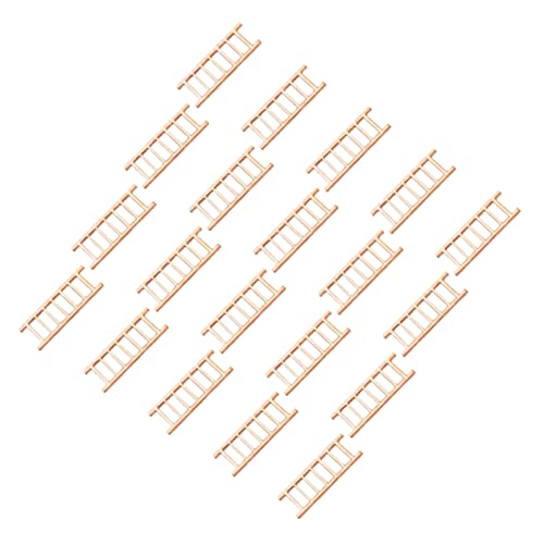 JUMPLAWN 20 Stück Miniatur Holzleitern für Puppenhäuser Selbstgemacht Kleiner Dekoration Unbemalt Holzleitern für Kleiner Puppenhaus Zubehör JUMPLAWN 20 Stück Miniatur Holzleitern für Puppenhäuser Selbstgemacht Kleiner Dekoration Unbemalt Holzleitern für Kleiner Puppenhaus Zubehör von JUMPLAWN