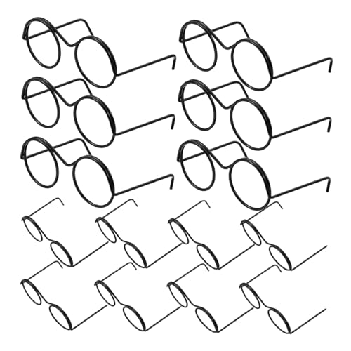 JUMPLAWN 20Stücke Puppen Klassische Runde Puppenbrille ohne Gläser Zubehör für Puppenhaus Fördert Kreativität und Spielspaß Bastelprojekte JUMPLAWN 20Stücke Puppen Klassische Runde Puppenbrille ohne Gläser Zubehör für Puppenhaus Fördert Kreativität und Spielspaß Bastelprojekte von JUMPLAWN