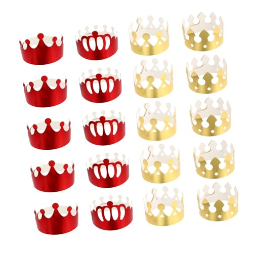 JUMPLAWN 20-teiliges Kronenhut-set Aus Papier – Partyhut Zum Geburtstag Partyhut Für Kinder Partykappe Für Erwachsene Partykronenhut Foto-requisiten Für Feiern JUMPLAWN 20-teiliges Kronenhut-set Aus Papier – Partyhut Zum Geburtstag Partyhut Für Kinder Partykappe Für Erwachsene Partykronenhut Foto-requisiten Für Feiern von JUMPLAWN