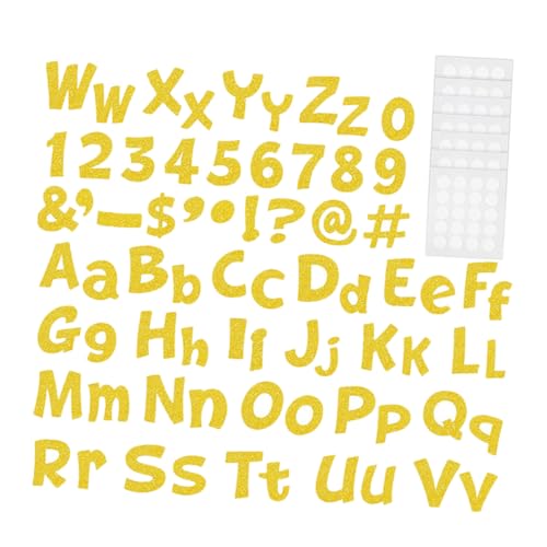 JUMPLAWN 216 Stück Teiliges Glitzer Buchstaben und Zahlen aus Papier Dekorative Bulletin Board Letters für Klassenzimmer Party Büro und Wanddekoration Farbenfrohes Alphabet Poster Zubehör von JUMPLAWN
