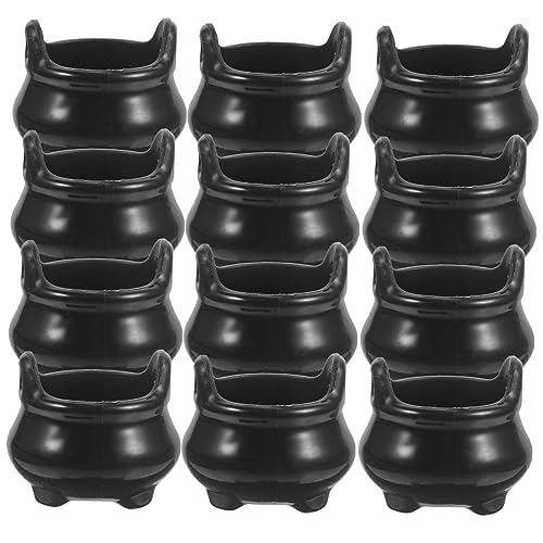 JUMPLAWN 24stücke Teiliges Halloween Miniatur-Kessel Deko Süße Hexen-Kessel Für -Partys Robust Und Farbenfroh Für Tisch Und Raumdekoration Langlebig Und Wetterfest von JUMPLAWN
