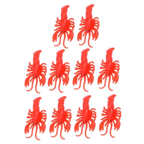 JUMPLAWN 25 Stück Teiliges Mini Lobster Figuren aus Flexiblem Material für Kreative Deko und Lernspielzeug Sicher und Langlebig für Zuhause und von JUMPLAWN