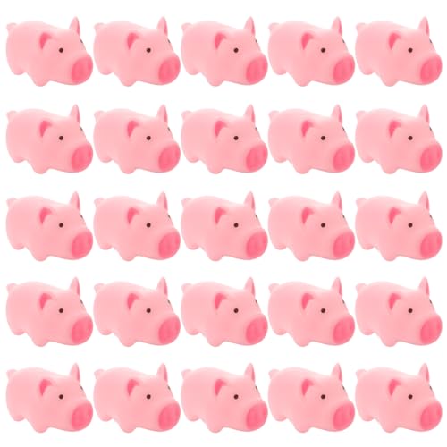 JUMPLAWN 25 Stücke Schreiendes Schwein Entlüftungsspielzeug für Kinder Langsam Aufsteigendes Quietschschwein Neuheit Stressabbau Spielzeug Spielzeug Partydekoration von JUMPLAWN