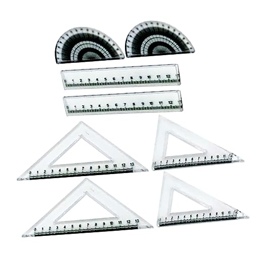 JUMPLAWN 2Er Set Puppenhaus Miniatursachen Modelle Spielzeughaus Miniatur Lineal Für Puppen Puppenhaus Lineal Zubehör Studien Lineal Puppenhaus Miniatur Lineale Zubehör Puppenhaus von JUMPLAWN