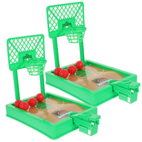 JUMPLAWN 2Sätze Basketball Pädagogisches Desktop Basketballspiel für Kindergarten Sicherer Fördert Motorische Fähigkeiten Farben Zufällig von JUMPLAWN