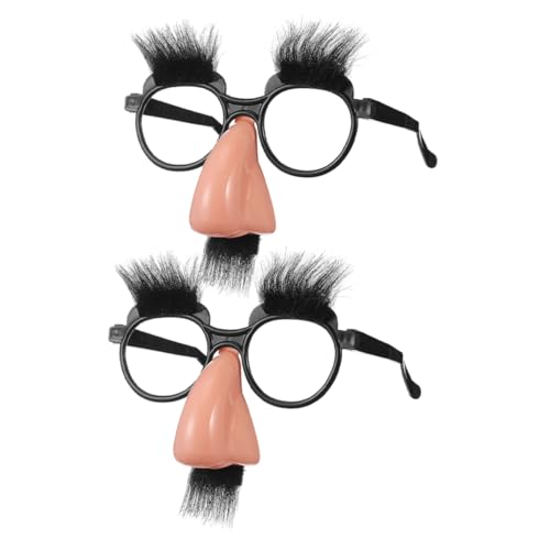 JUMPLAWN 2St Bartbrillenspielzeug partyzubehör partybrille Halloweenbrille Spaßbrille lustige Halloween-Brille Halloween-Party-Brille Brille für Halloween lustige Plastik Black JUMPLAWN 2St Bartbrillenspielzeug partyzubehör partybrille Halloweenbrille Spaßbrille lustige Halloween-Brille Halloween-Party-Brille Brille für Halloween lustige Plastik Black von JUMPLAWN