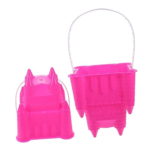 JUMPLAWN Outdoor: 2er-Pack Sand- Und Schneeburg-Spielzeug Aus Abs-Kunststoff Große Achteckige Trommel Tragbares Schneemodell Für Strand Pool Garten Alter 3 Zufällige Farbe von JUMPLAWN