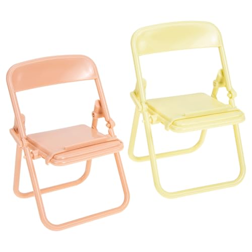 JUMPLAWN 2St Klappstuhl Portable Chair für Toys puppenhauszubehör kinderspielzeug Kleinkindspielzeug Puppenstubenmöbel Mini-Stuhl Plastik Orange JUMPLAWN 2St Klappstuhl Portable Chair für Toys puppenhauszubehör kinderspielzeug Kleinkindspielzeug Puppenstubenmöbel Mini-Stuhl Plastik Orange von JUMPLAWN
