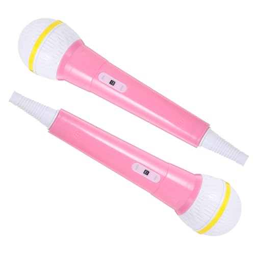 JUMPLAWN 2St simuliertes Mikrofon Spielzeugmikrofon Kleinkindmikrofon Kostümmikrofon Prop-Mikrofon hühner spielsachen für Mikrofon-Stütze Karaoke- PVC Rosa JUMPLAWN 2St simuliertes Mikrofon Spielzeugmikrofon Kleinkindmikrofon Kostümmikrofon Prop-Mikrofon hühner spielsachen für Mikrofon-Stütze Karaoke- PVC Rosa von JUMPLAWN