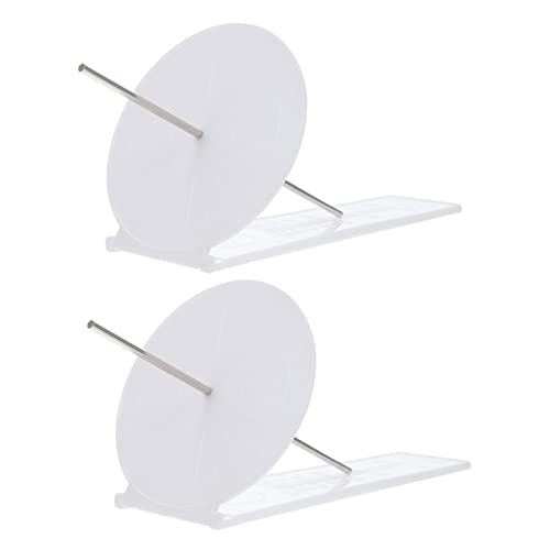 JUMPLAWN 2Stücke Äquatorialer Sonnenuhr Modell Teiliges DIY Wissenschaftsmodell zur Zeitmessung Pädagogisches für Geschenkideen und Experimente zur Sonnenposition von JUMPLAWN