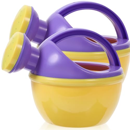 JUMPLAWN 2Stücke Badewannenspielzeug Spritzwasser Gießkanne für Kleinkinder Großes Sicheres Spritzspielzeug Zufälliger Farbe für Unterhaltsame Badezeiten von JUMPLAWN