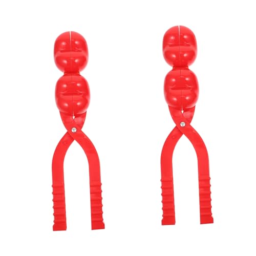 JUMPLAWN 2Stücke Clips mit Griff Herzförmige Schneekugelformer für Langlebiges Kunststoffspielzeug für Unvergessliche Schneeballschlachten im Freien im Winter JUMPLAWN 2Stücke Clips mit Griff Herzförmige Schneekugelformer für Langlebiges Kunststoffspielzeug für Unvergessliche Schneeballschlachten im Freien im Winter von JUMPLAWN